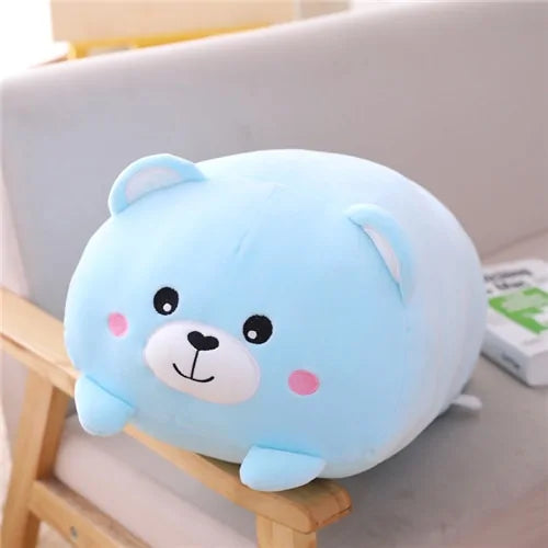 Cute Animal Plush Toy: Soft Cartoon Dinosaur, Pig, Cat, Bear, Panda, Hamster, Elephant Stuffed Doll