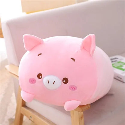 Cute Animal Plush Toy: Soft Cartoon Dinosaur, Pig, Cat, Bear, Panda, Hamster, Elephant Stuffed Doll