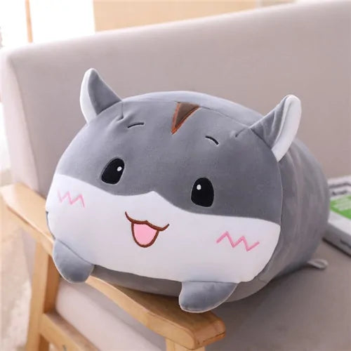 Cute Animal Plush Toy: Soft Cartoon Dinosaur, Pig, Cat, Bear, Panda, Hamster, Elephant Stuffed Doll